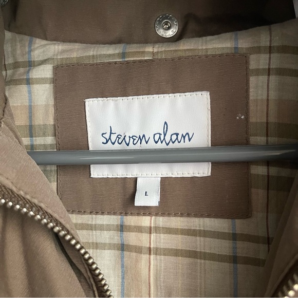 Steven Alan Hooded Front Zip Rain Coat Jacket - Picture 4 of 7